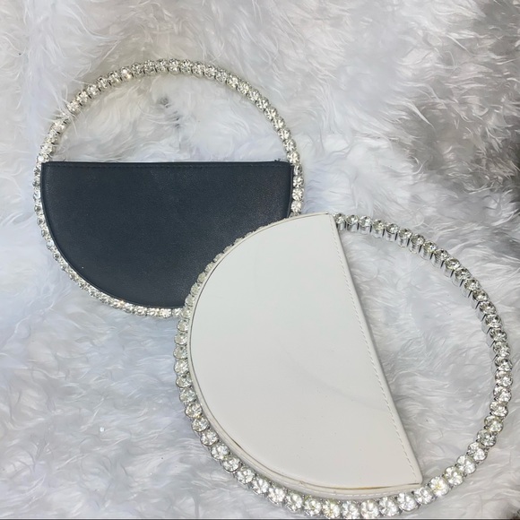 Round Crystal Rim Bag - Picture 4 of 4